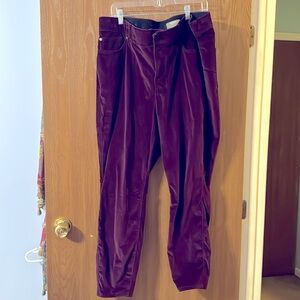 Torrid High Rise High Waist Bombshell Skinny Purple Corduroy Size 22R